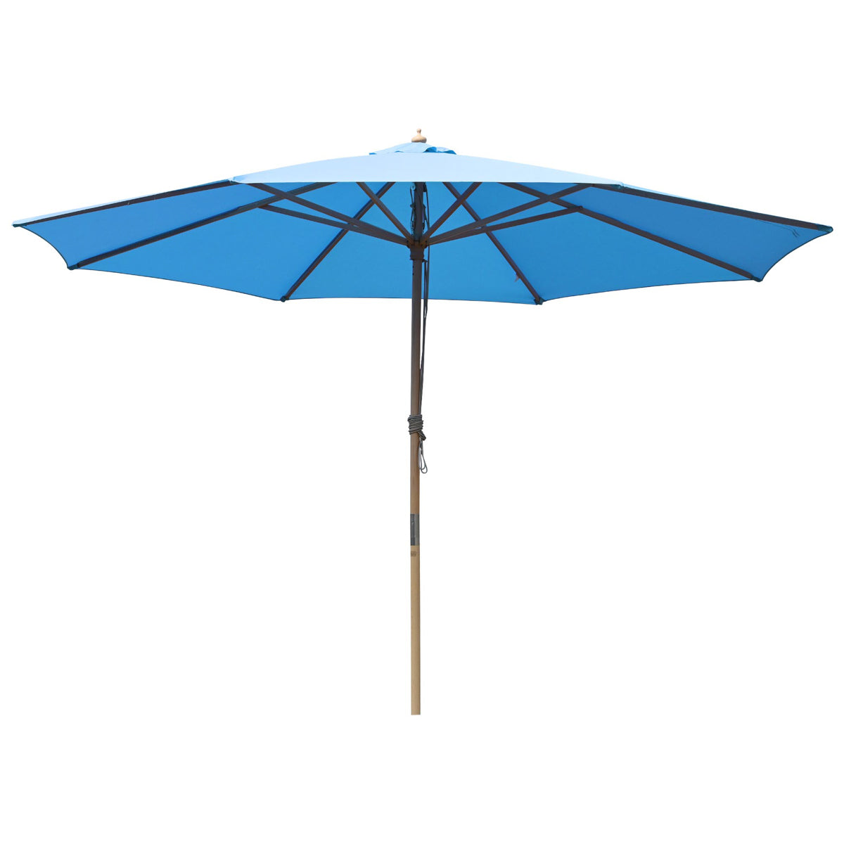 13ft Patio Wood Market Umbrella Multiple Colors