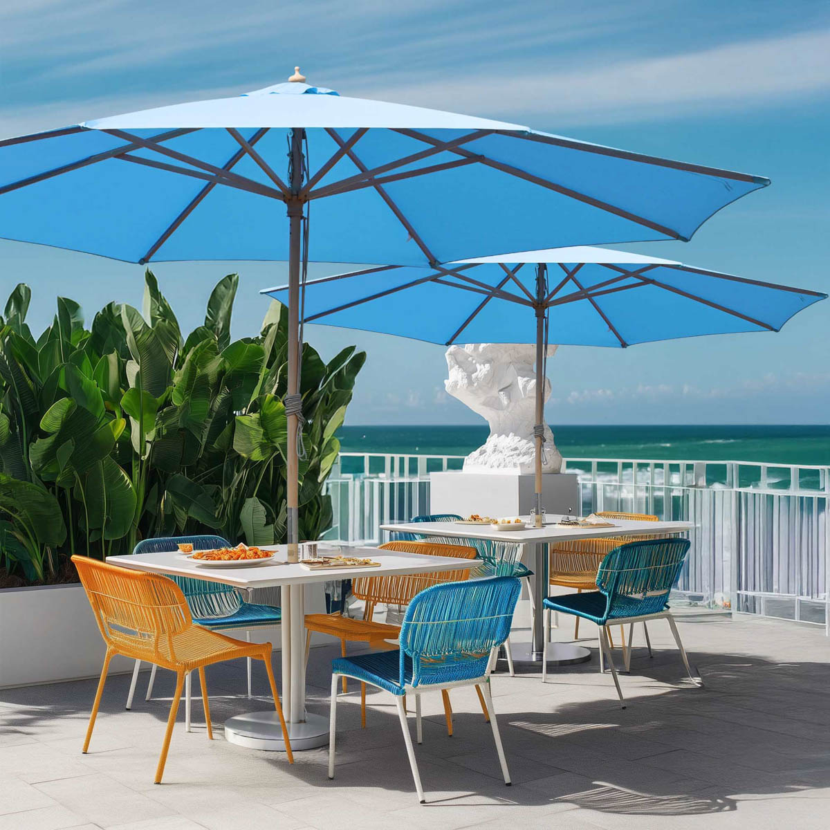 Yescom 13ft Patio Wood Market Umbrella Multiple Colors