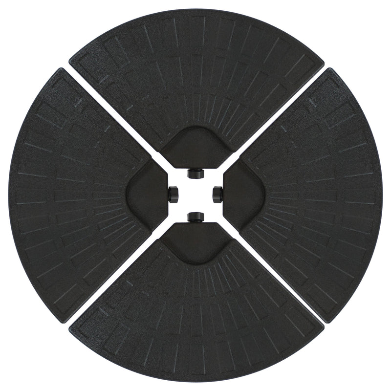 Sunnydaze Cantilever Offset Umbrella Base Plate Weights Round product shot