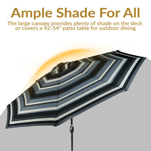 DirectDeals Sunnydaze Market Umbrella crank tilt mechanism