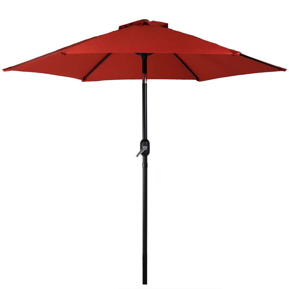 Sunnydaze Aluminum Patio Umbrella Burnt Orange 7.5ft detail