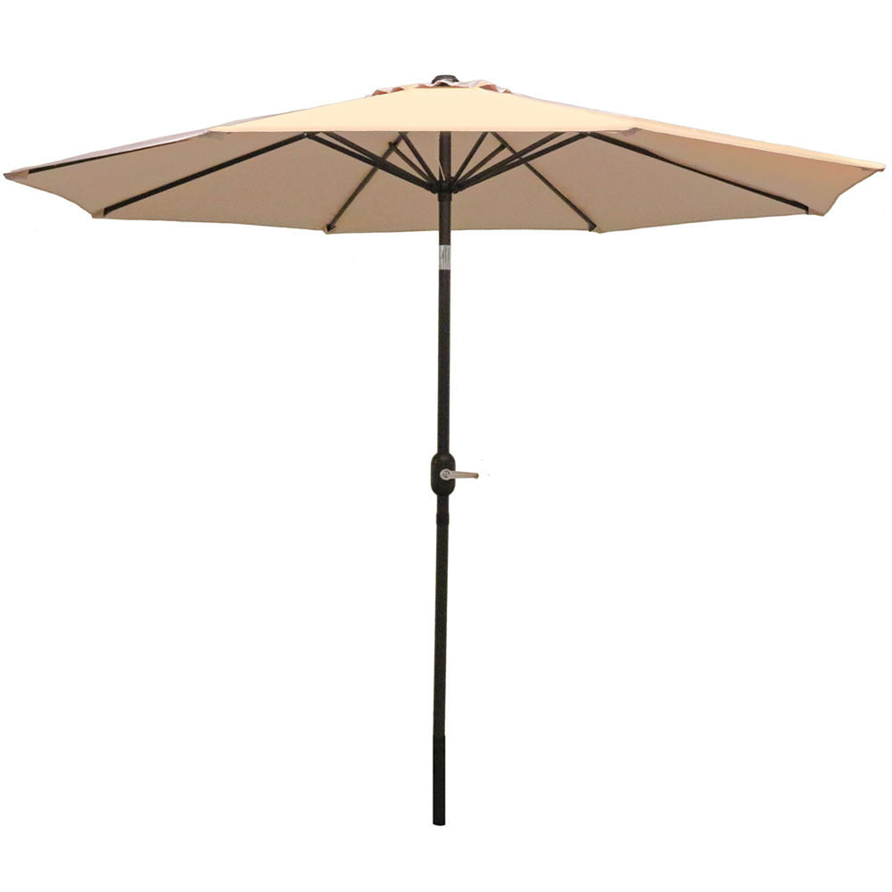 Sunnydaze Aluminum Patio Umbrella Beige outdoor lifestyle