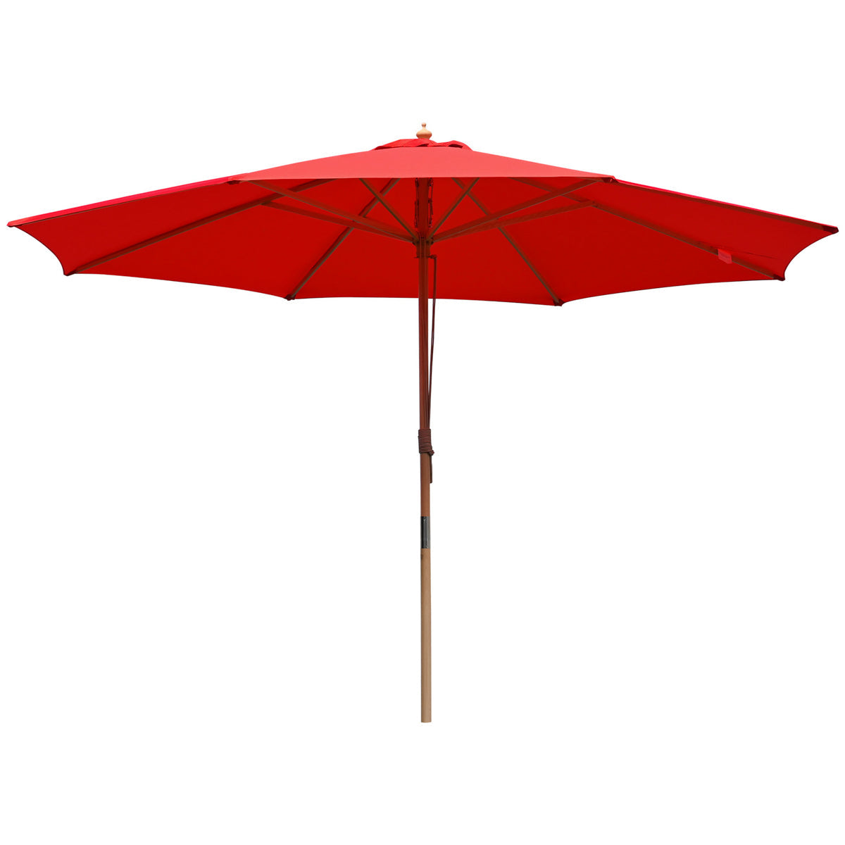 13ft Patio Wood Market Umbrella Multiple Colors