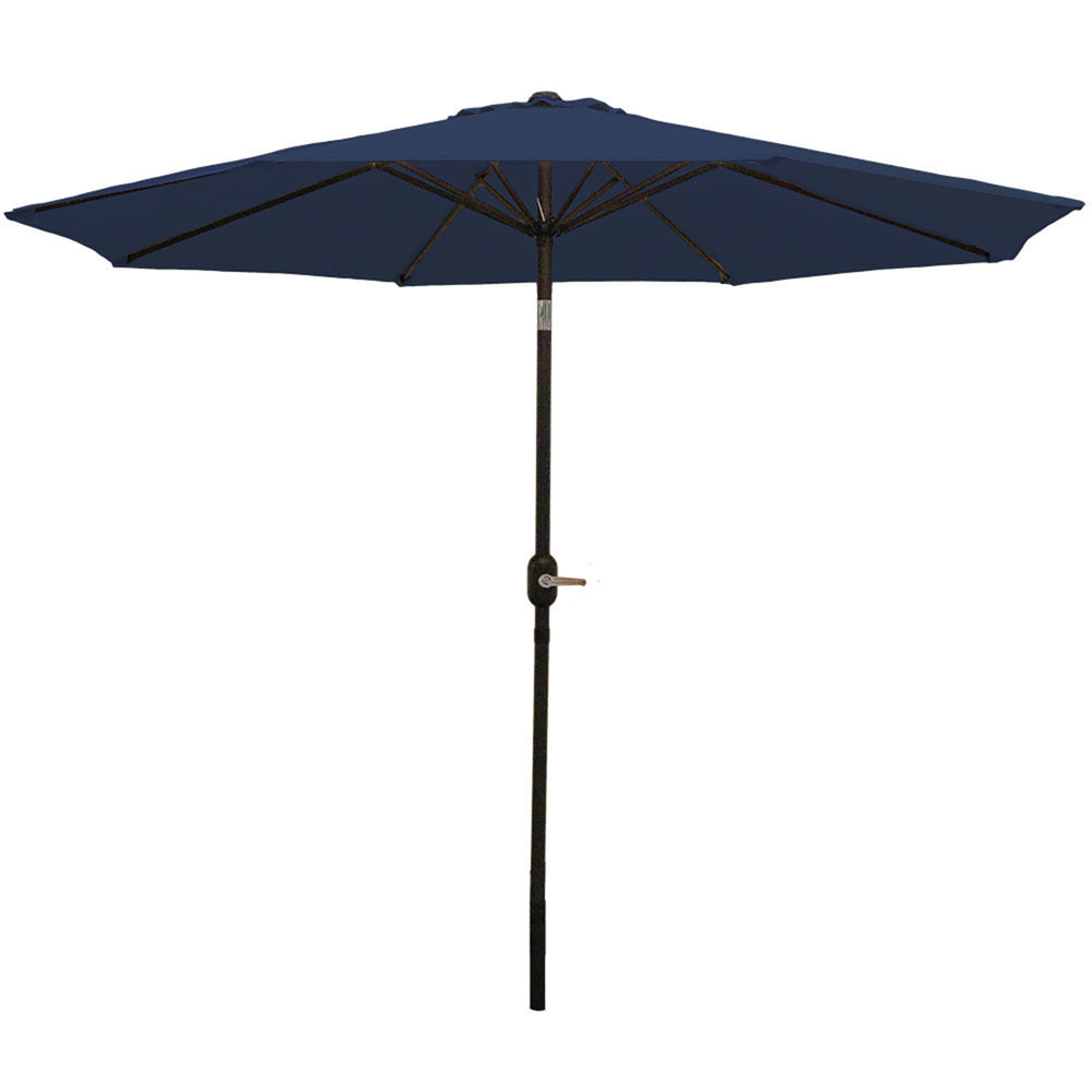 Sunnydaze Aluminum Patio Umbrella Navy Blue vent detail